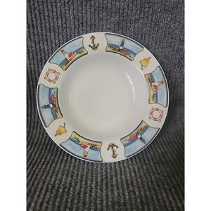 American Atelier Anchor's Away 5139 Soup Bowl 8.5" Porcelain